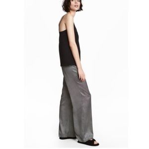 H&M Satin Wide Leg Pants